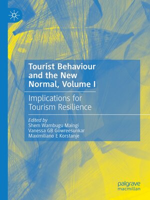 cover image of Tourist Behaviour and the New Normal, Volume I